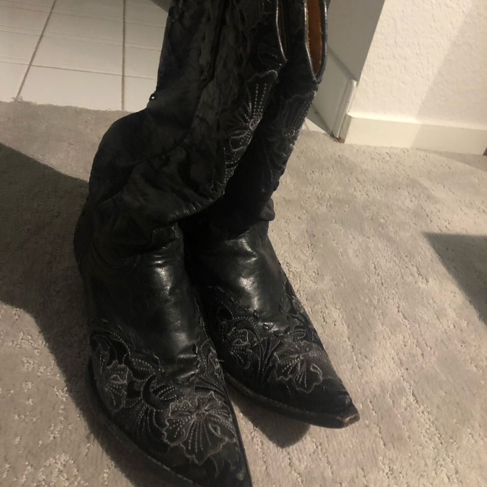 Black Old Gringo Erin Boot